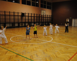Sekcja karate sportowego zdała Egzamin